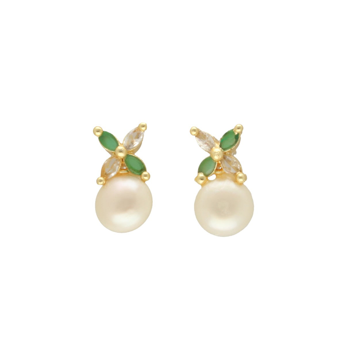 J Pearls Baheera Pearl Earrings - Distacart