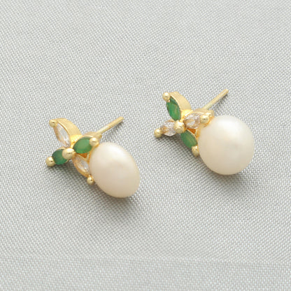 J Pearls Baheera Pearl Earrings - Distacart