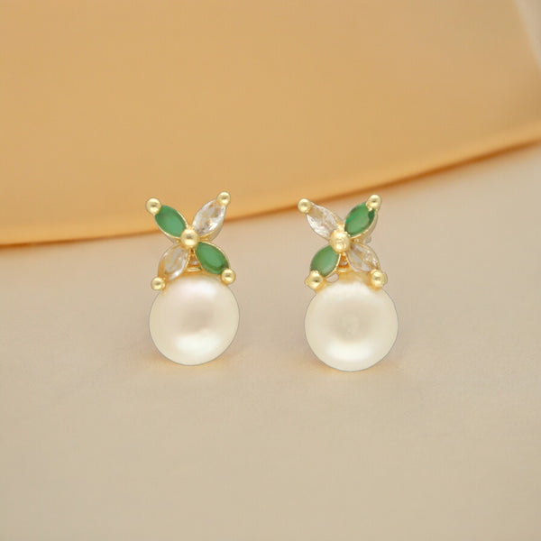 J Pearls Baheera Pearl Earrings - Distacart