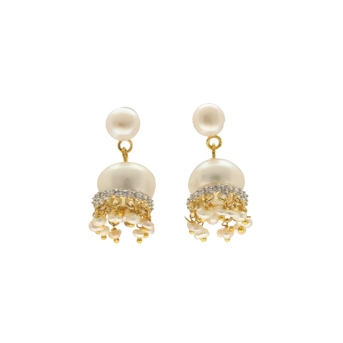 J Pearls Daksina Pearl Earrings - Distacart