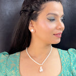 Thumbnail for J Pearls Zora 1 Line Pearl Necklaces - Distacart
