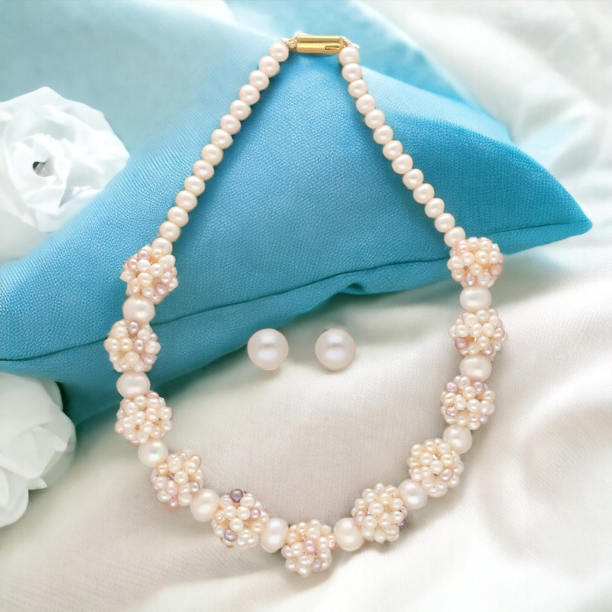 J Pearls Sarah 1 Line Pearl Necklaces - Distacart