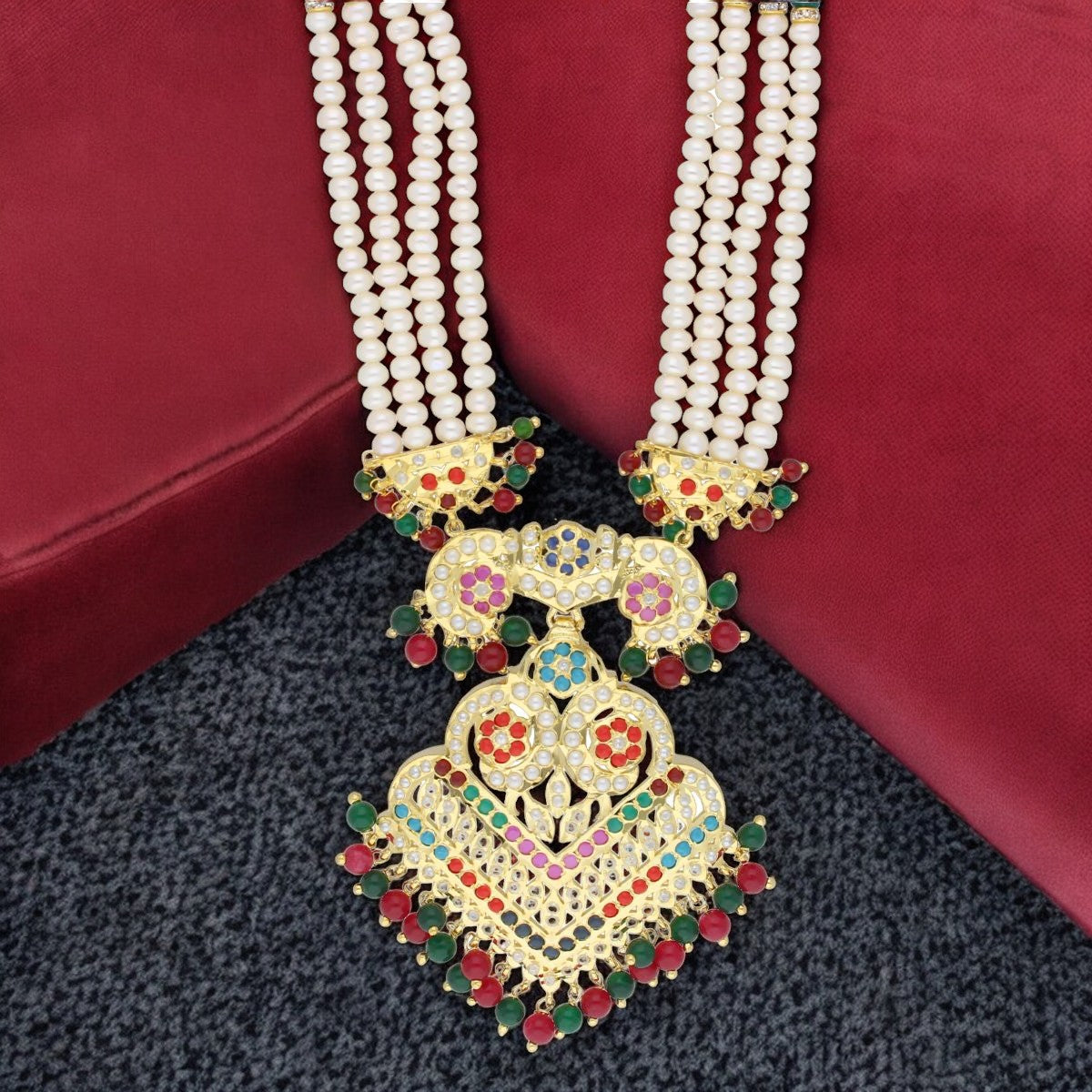 J Pearls Abh Pearl Set - Distacart