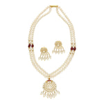 Thumbnail for J Pearls Charish Pearl Necklace Set - Distacart
