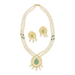 Thumbnail for J Pearls Shalin Exquisite Pearl Necklace Set - Distacart