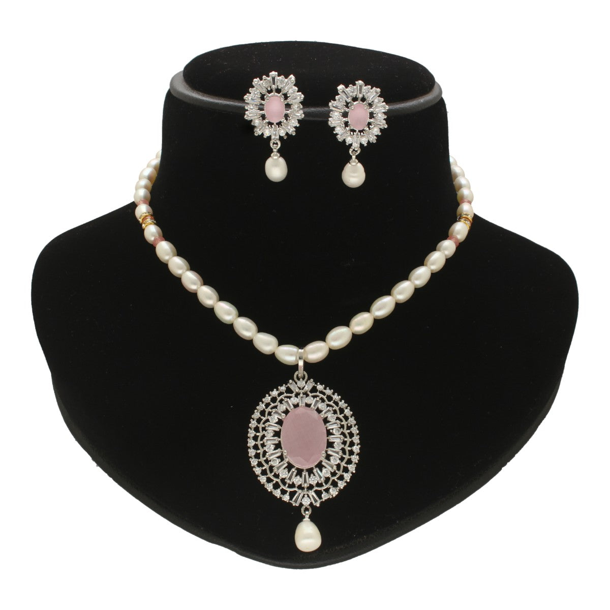 J Pearls Celestial Charm Pearl Necklace Set - Distacart