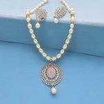 Thumbnail for J Pearls Celestial Charm Pearl Necklace Set - Distacart