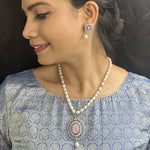 Thumbnail for J Pearls Celestial Charm Pearl Necklace Set - Distacart