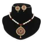 Thumbnail for J Pearls Rinay Pearl Necklace Set - Distacart