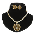 Thumbnail for J Pearls Gilded Pearl Necklace Set - Distacart