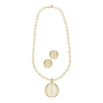 Thumbnail for J Pearls Gilded Pearl Necklace Set - Distacart