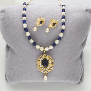 J Pearls Nivan Pearl Necklace Set - Distacart