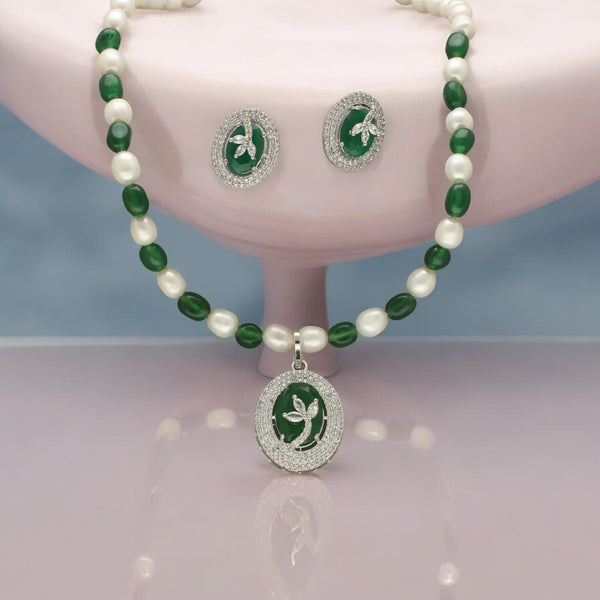 J Pearls Aurora Bliss Pearl Necklace Set - Distacart