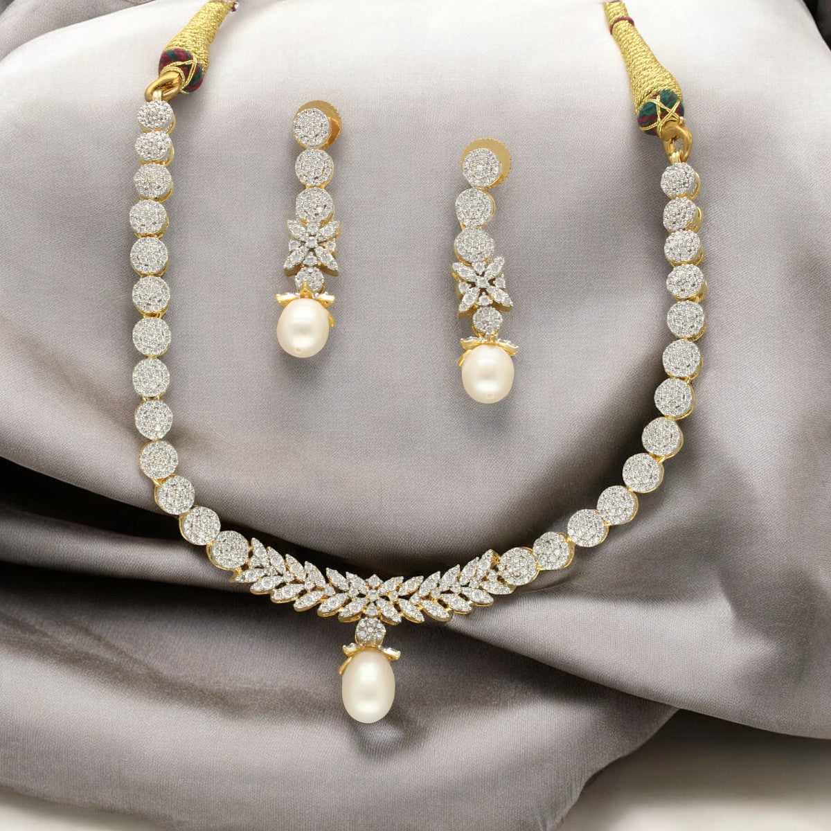 J Pearls Charmed Essence Pearl Necklace Set - Distacart