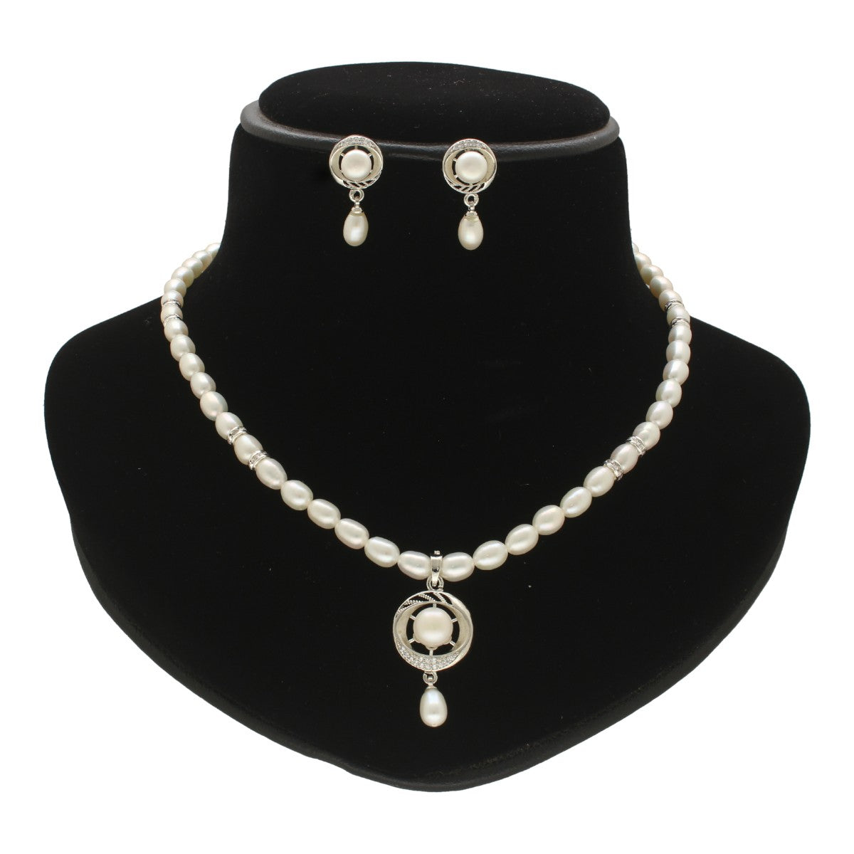 J Pearls Brinda Pearl Necklace Set - Distacart