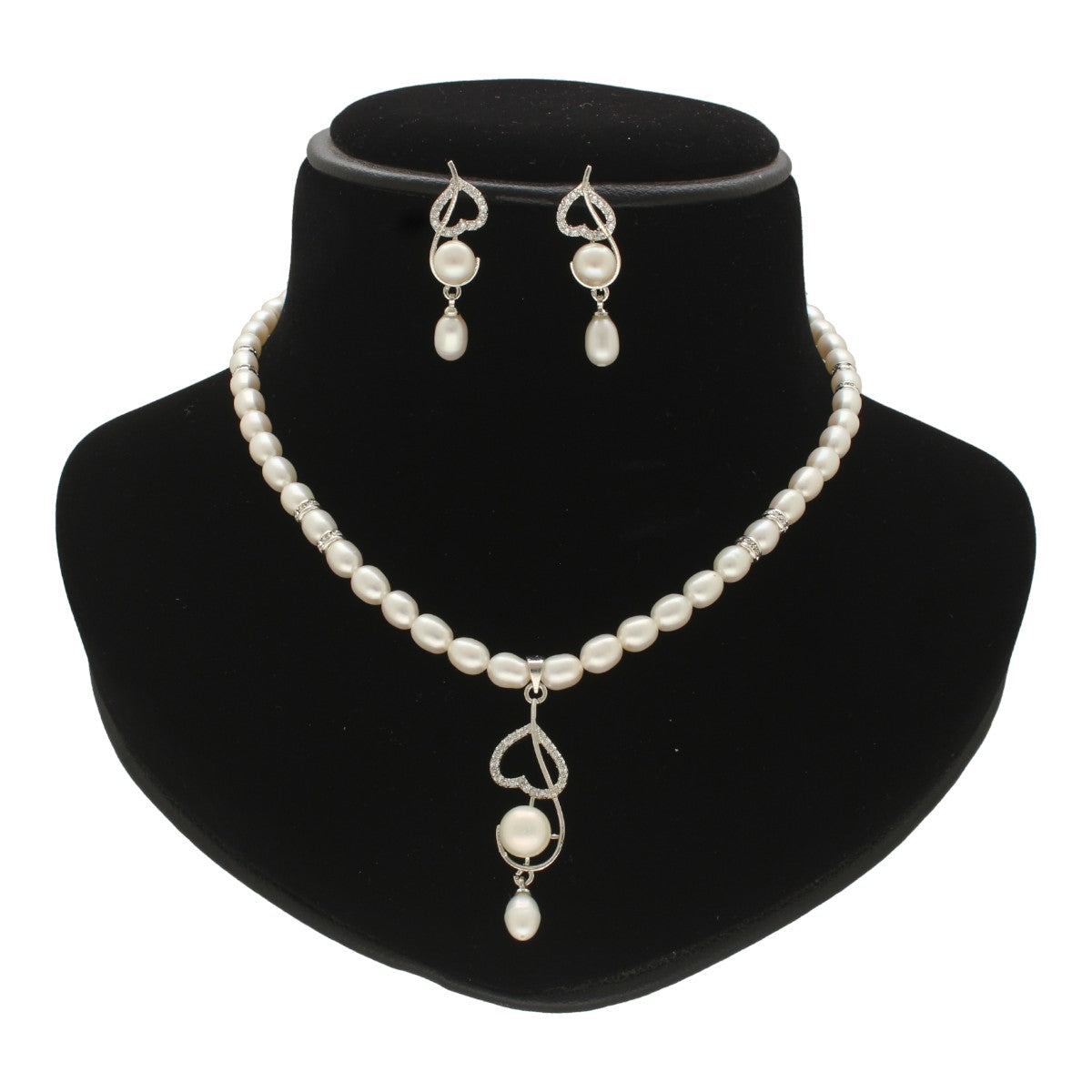 J Pearls Xyla Pearl Necklace Set - Distacart