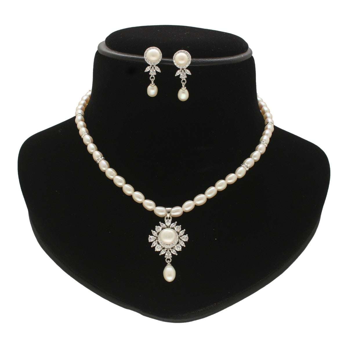 J Pearls Regalia of Radiance Pearl Necklace Set - Distacart