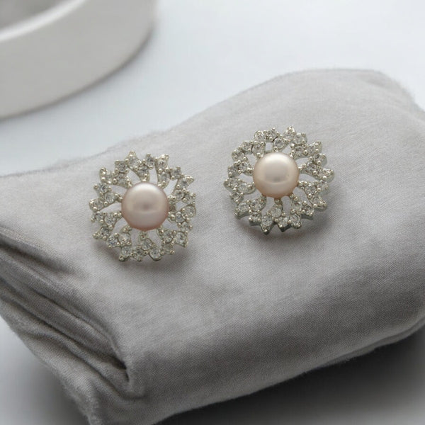 J Pearls Asra Pearl Earrings - Distacart