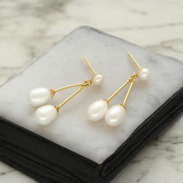 J Pearls Jorin Pearl Earrings - Distacart
