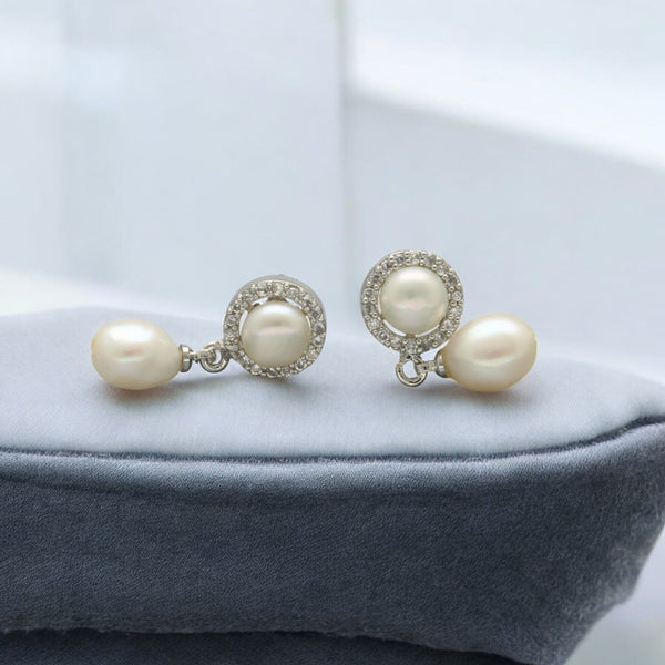 J Pearls Velis Pearl Earrings - Distacart