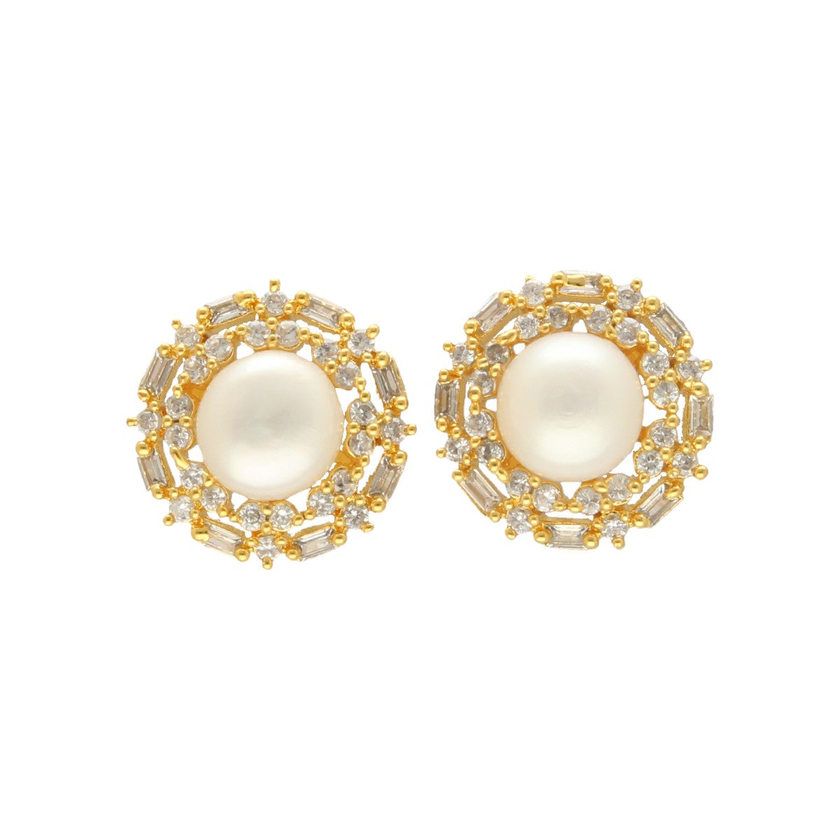 J Pearls Ziven Pearl Earrings - Distacart