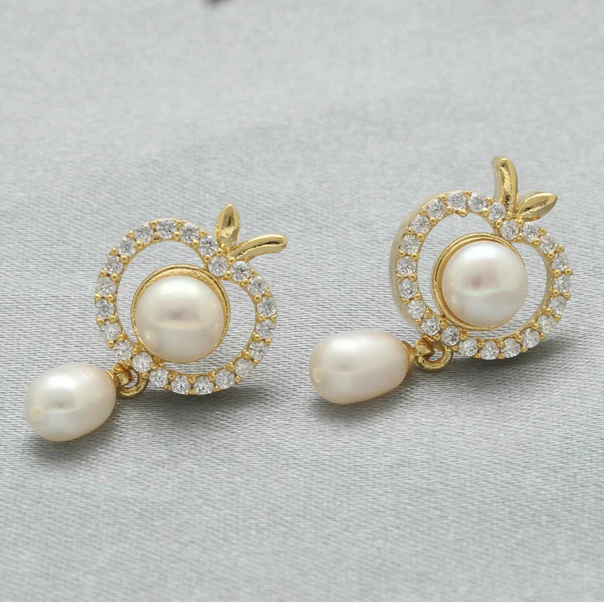 J Pearls Meher Pearl Earrings - Distacart