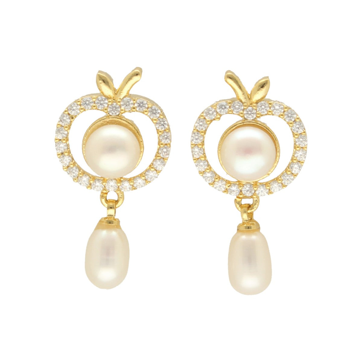 J Pearls Meher Pearl Earrings - Distacart