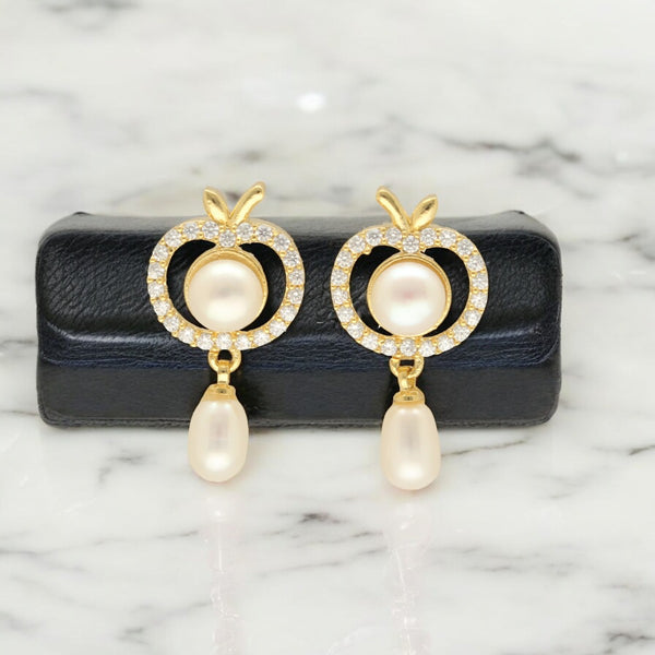 J Pearls Meher Pearl Earrings - Distacart