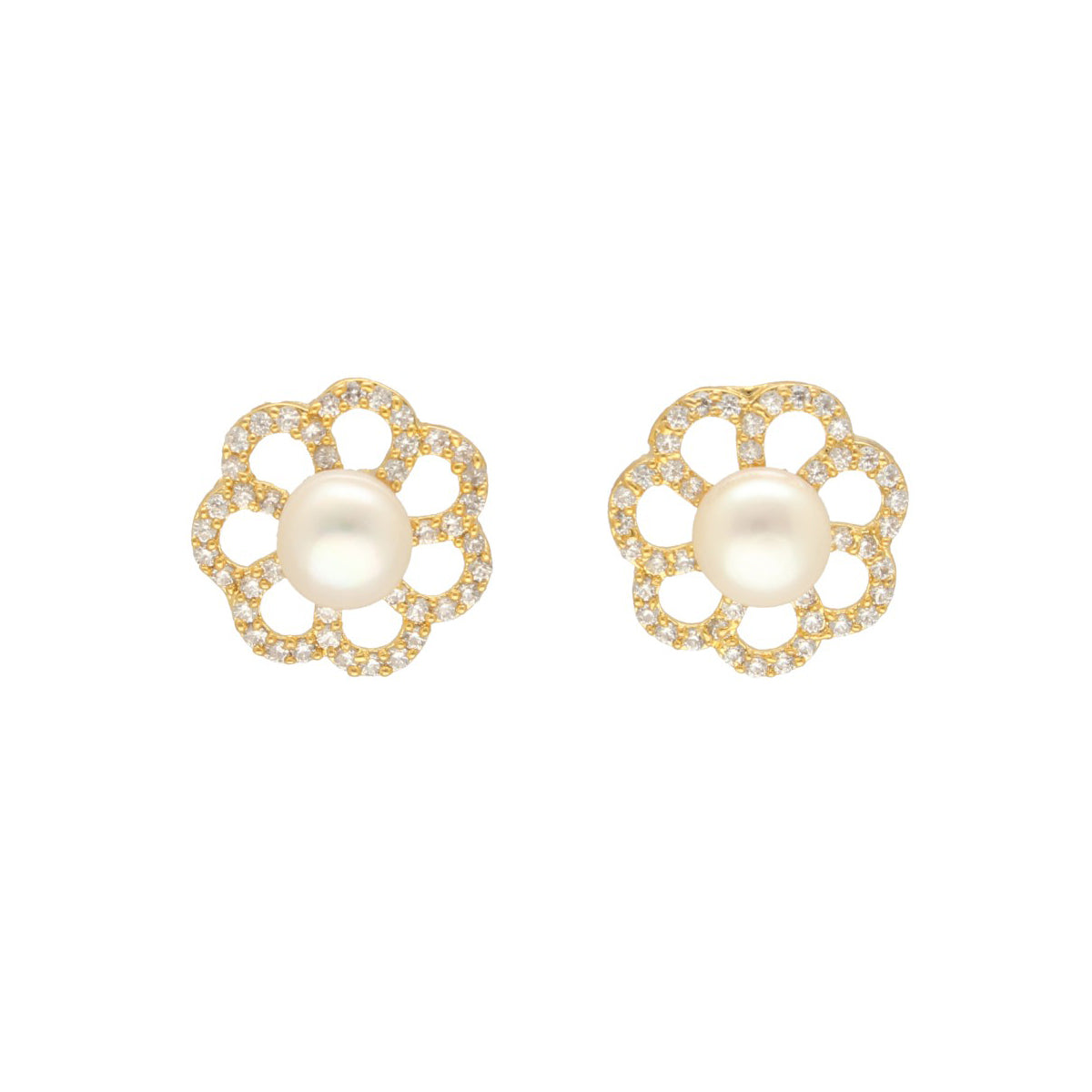 J Pearls Wyra Pearl Earrings - Distacart