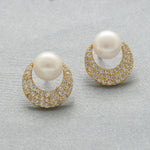 Thumbnail for J Pearls Faris Pearl Earrings - Distacart