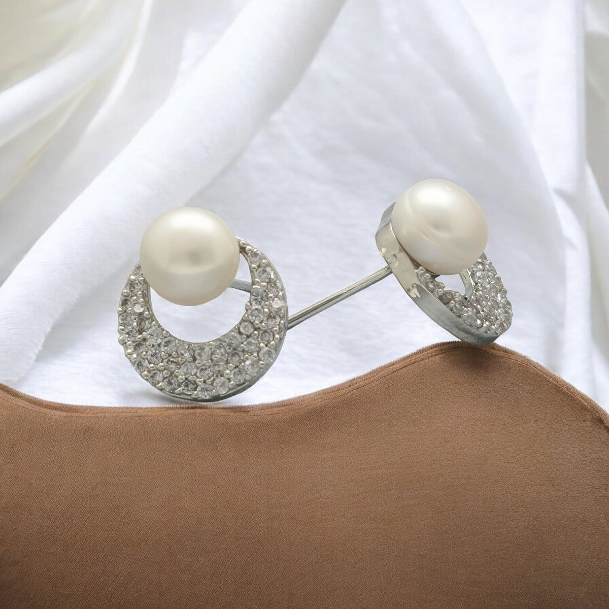 J Pearls Iraja Pearl Earrings - Distacart