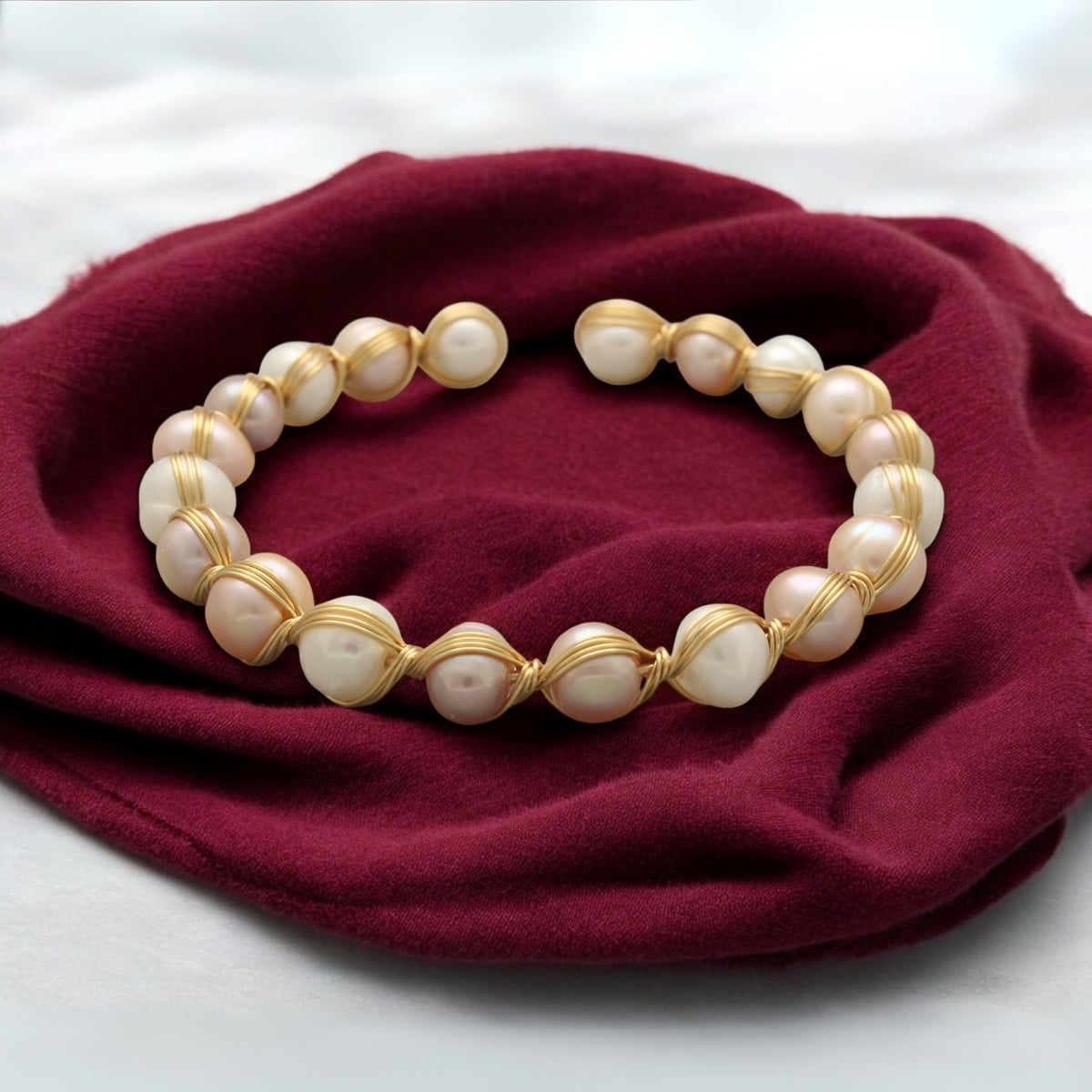 J Pearls Amolak Pearl Bracelet - Distacart