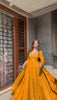 Evanik Yellow Fendi Silk With thread Sequence Work Anarkali Suit - Distacart