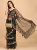 Lorenvalley Fashion Black Butterfly Net Ruffle Saree with Fancy Sequence work & Blouse - Distacart