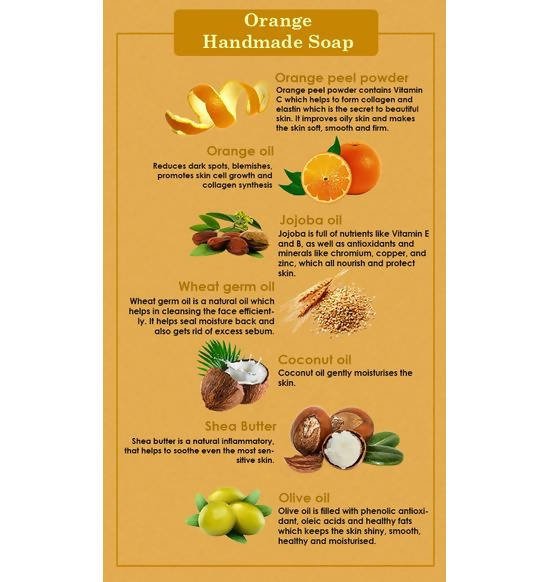 Ancient Living Orange Luxury Handmade Soap - Distacart