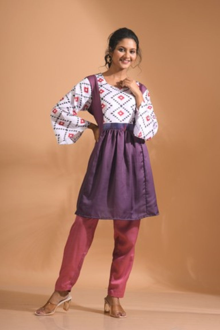 Morchari Co Ord Set With Hand Embroidery - Multi