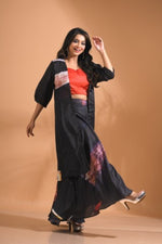 Thumbnail for Morchari Palazzo Set Hand Embroidery - Multi