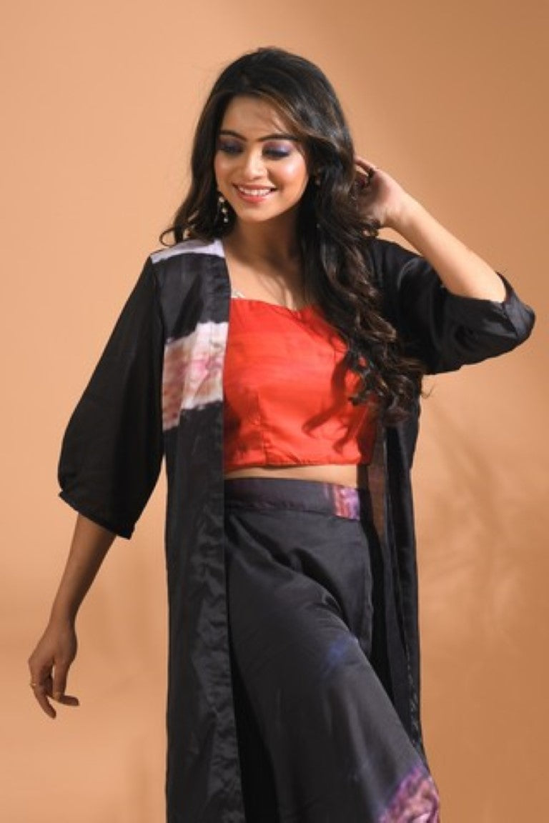 Morchari Palazzo Set Hand Embroidery - Multi