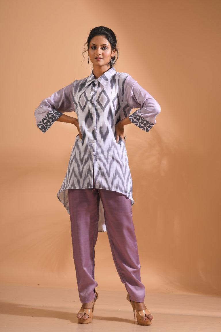 Morchari Co Ord Set With Hand Embroidery - Multi - Distacart