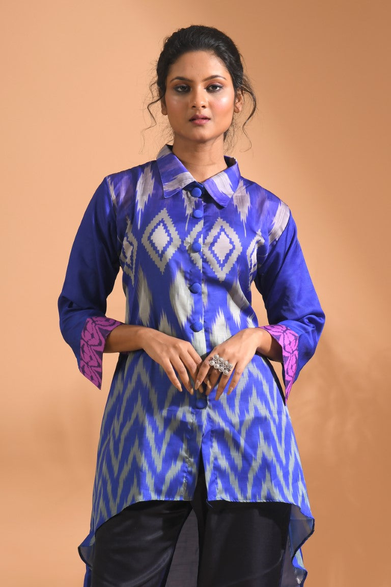 Morchari Co Ord Set With Hand Embroidery - Multi - Distacart