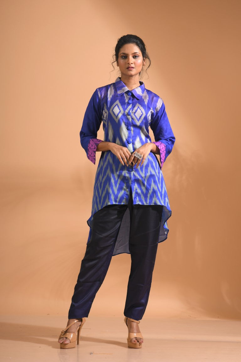 Morchari Co Ord Set With Hand Embroidery - Multi - Distacart