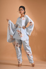 Thumbnail for Morchari Kaftan Set With Hand Embroidery - Multicolour