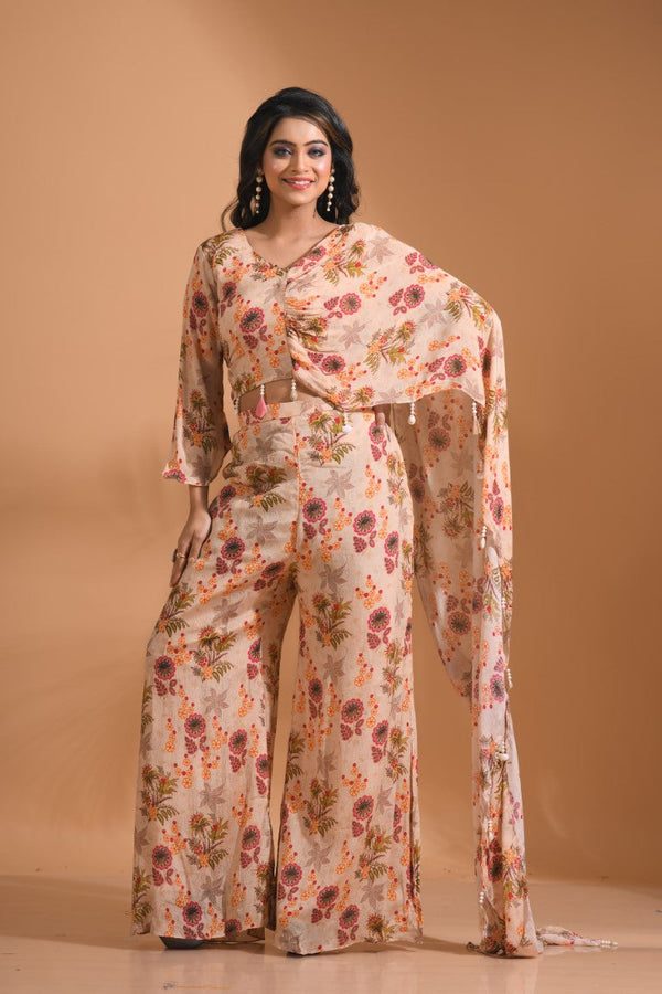 Morchari Top And Pant - Cream - Distacart