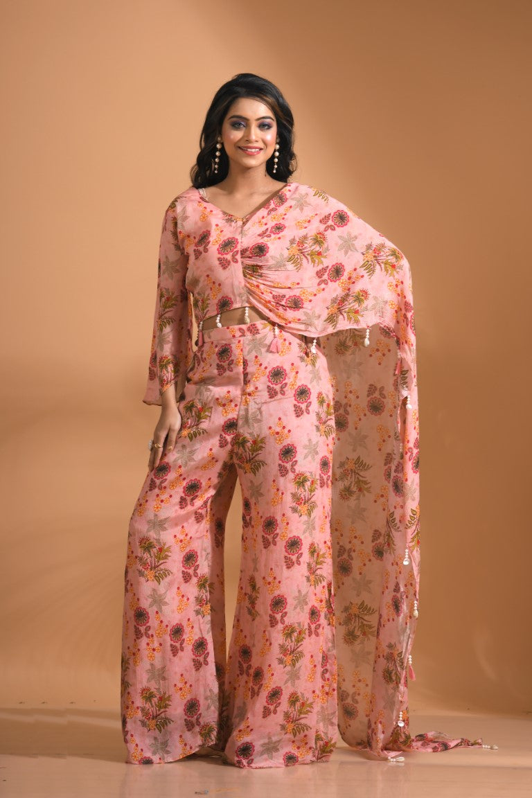 Morchari Top And Pant - Light Pink - Distacart