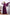 Morchari Long Gown With Dupatta & Hand Embroidery - Purple