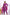 Morchari Long Top With Straight Paint & Hand Embroidery - Purple