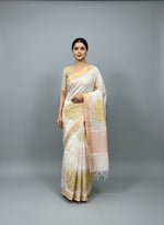 Thumbnail for Morchari Applique Work With Thread Work With Unstitched Blouse - Distacart