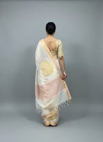 Thumbnail for Morchari Applique Work With Thread Work With Unstitched Blouse - Distacart