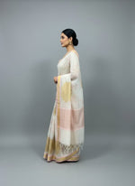 Thumbnail for Morchari Applique Work With Thread Work With Unstitched Blouse - Distacart