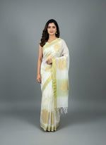 Thumbnail for Morchari Applique Work With Thread Work With Unstitched Blouse - Distacart